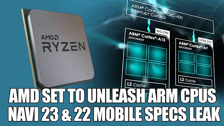 AMD Revoluciona com CPUs ARM | Vazamento Especs Navi 23 & 22 Móveis