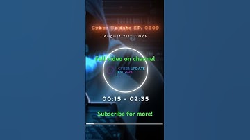 Cyber Update Daily Dispatch #cybersecurity #tesla #cybernews #cyber #technology #cyberupdate