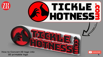 How to Convert 2D logo into 3D Printable Logo in Solidworks