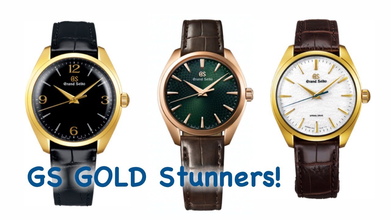 Grand Seiko GOLD Stunners! - YouTube
