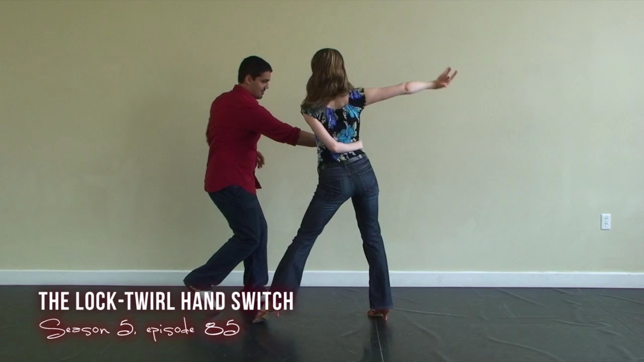 Advanced Salsa Dance Moves Lock Twirl Hand Switch YouTube