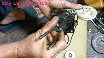 cách vô Dây cót giật dây thều cho máy cắt cỏ và động cơ xăng