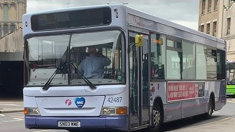 *Maxed Thrash!* *The Last One!* First Essex Transbus Pointer Dart SLF 42487 SN03 WME Route 70