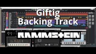 【Rammstein】Giftig - Backing Track【Instrumental cover】
