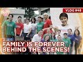 FAMILY IS FOREVER Behind The Scenes! | Fun Fun Tyang Amy Vlog 48