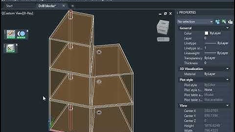 Using the Drill command from the AVC plugin for work with blocks in AutoCAD or BricsCAD