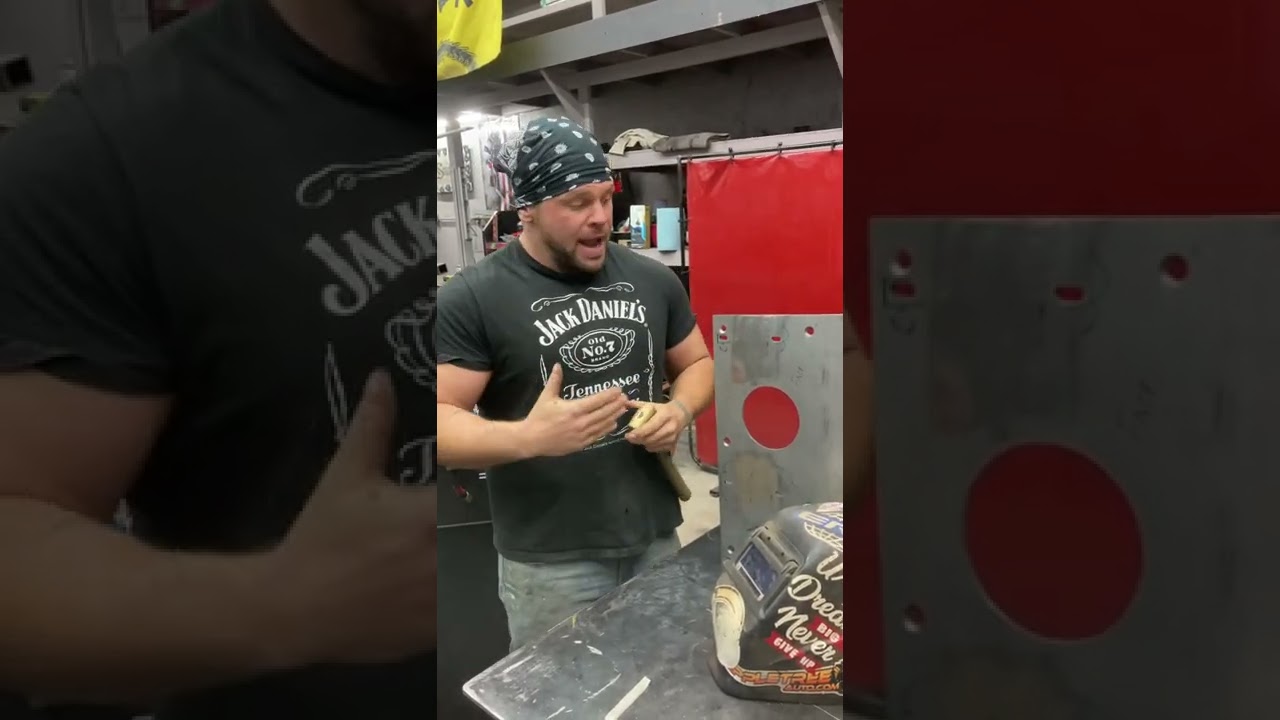 Filling holes with brass and weld