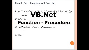 VB.Net Programming Language For Beginners - Part 4