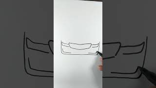 Как быстро нарисовать скетч машины