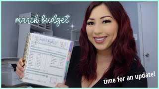 MOVING BACK WITH MY PARENTS?? 😬 | March 2023 Monthly Budget | Budget with Me