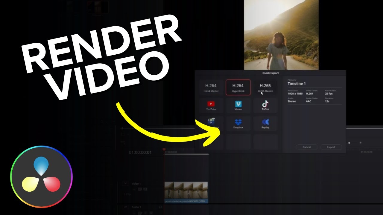 DaVinci Resolve: How to Render Video (Step-by-Step Tutorial) - YouTube