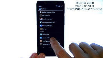 Motorola Droid Razr M -  How Do I Enable Caller ID Readout