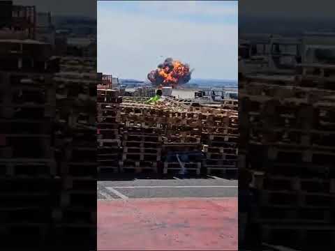 ️Caça F18 cai na base aérea de Zaragoza, na Espanha