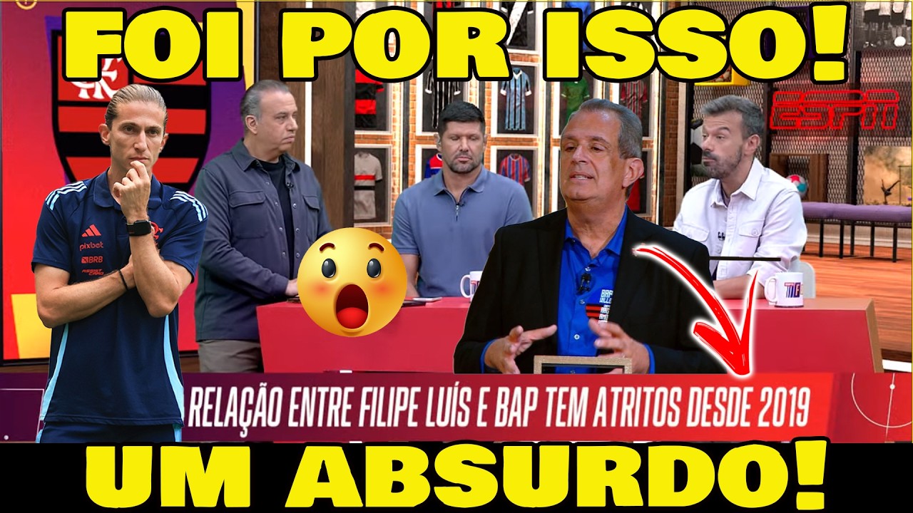 REVELADO O MOTIVO DA DEMISSÃO DE FILIPE LUÍS! OLHA O QUE SAIU AGORA NA IMPRENSA.
