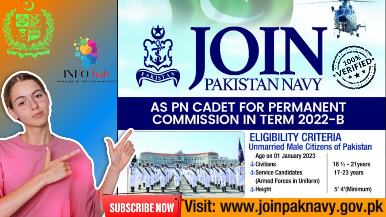 Pak Navy Latest Jobs 2022 Apply Online Join Pak Navy as PN Cadet for Permanent Commission 2022-B