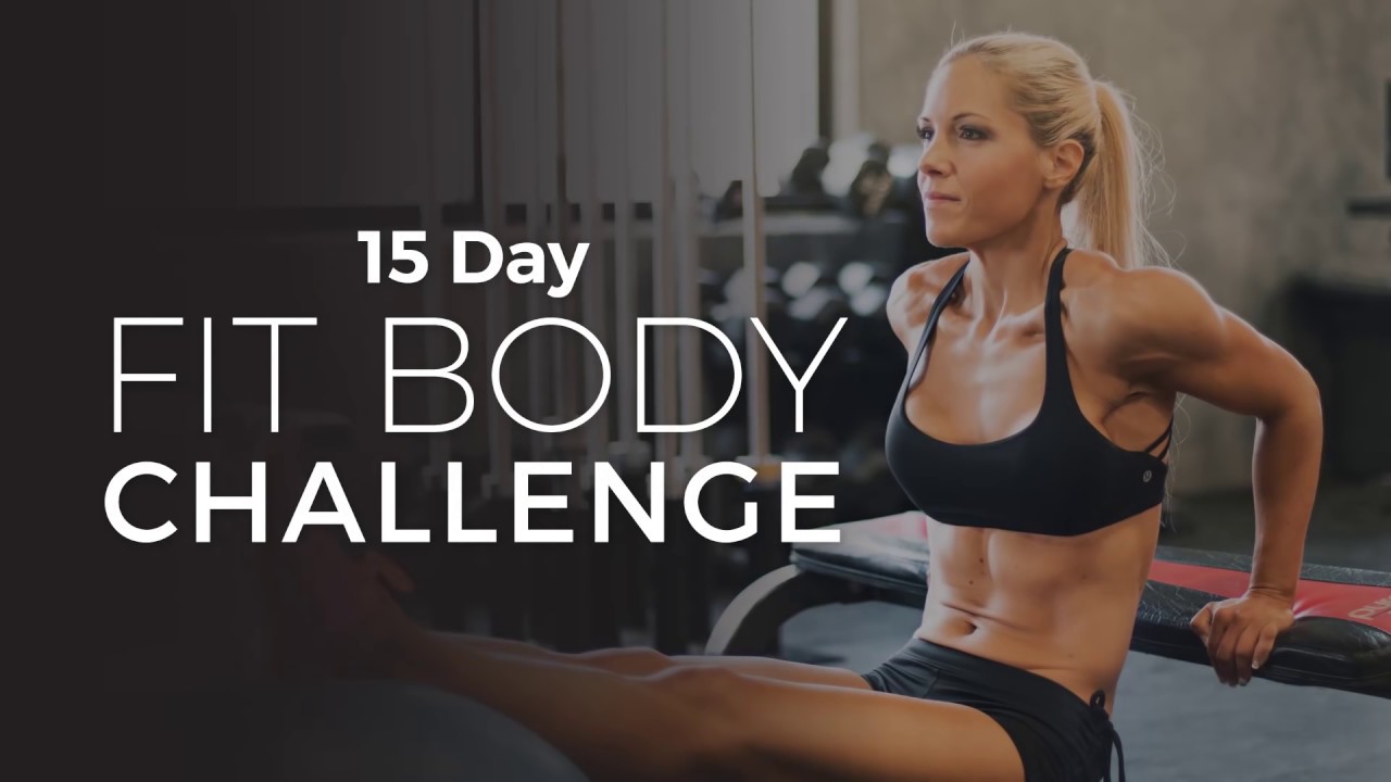 15 Minute 15 day fit body challenge workout 1 for Workout at Gym