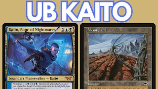 LAY WASTE TO COMBO! Legacy UB Kaito Control feat. Mockingbird and Baleful Strix. MTG MTGO League.