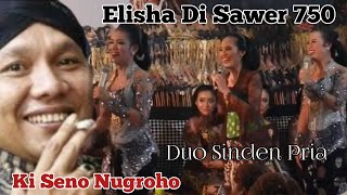 Elisha + Duo Sinden Pria Apri Mimin Bareng Dalang Seno, Limbukan Lucu
