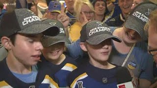 Blues fans packed the Enterprise Center again for Game 7