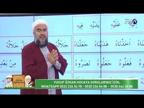 Yusuf Özkan Hoca ile 27. Ders / Elif Ba Öğreniyorum Yaz Kursu