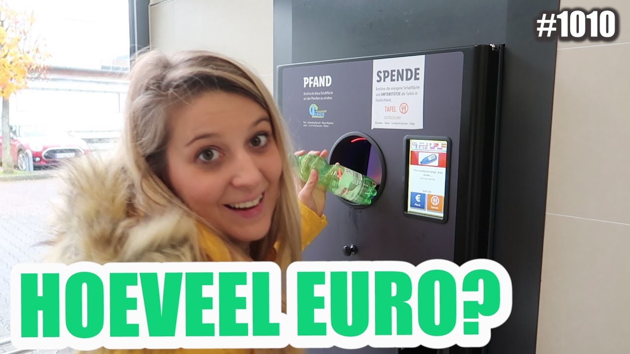 HOEVEEL EURO KOMT UIT DE Machine? - JOLIEN EN JENNO VLOG 1010