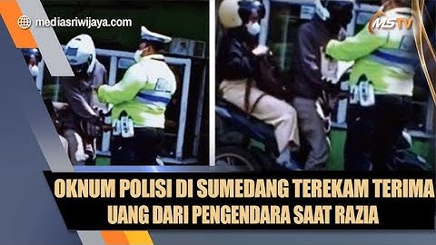 Oknum Polisi di Sumedang Terekam Terima Uang dari Pengendara Saat Razia, Kini Jalani Sidang Kode Eti