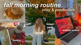 fall morning routine 🎃 productive, cozy, & aesthetic