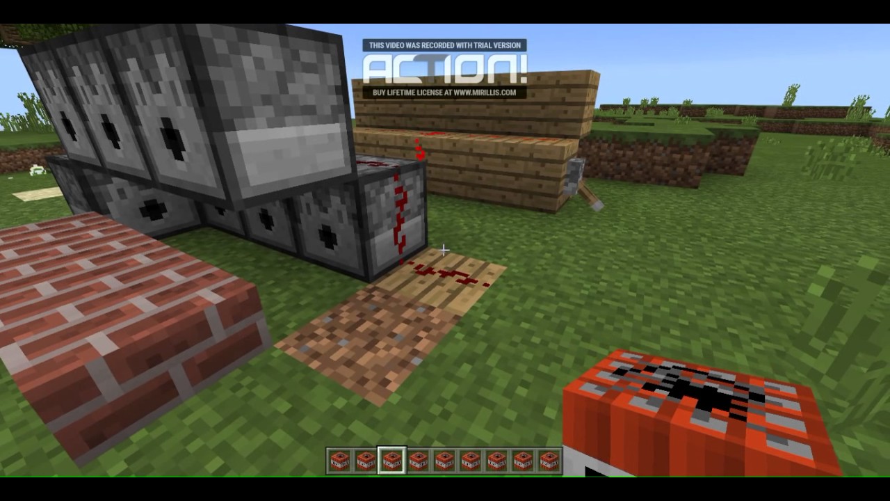 |TUTO MINECRAFT| faire une mitrailleuse à tnt et à flèches - YouTube
