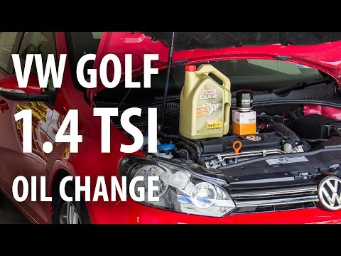 How to: VW 1.4 TSI (Golf Mk6) oil & filter change (service)
