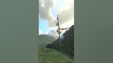 Flying the Typhoon through the Mach Loop Trailer! #microsoftflightsimulator #machloop #typhoon