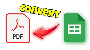 How to Convert Google Sheets to PDF -STEP BY STEP