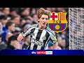 Barcelona have made an offer in the region of £70m for Anthony Gordon