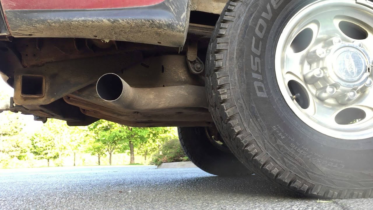 2004 Excursion 6.0 Straightpipe - YouTube