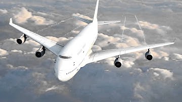 Animation Boeing 747  C4D | After Effect