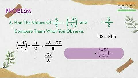 Rational Numbers - Commutative Property - Worksheet: Level 2 - 3 || Class 8 || AP & TS