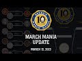 March Mania 2023 Update - First Round