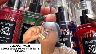BONJOUR PARIS BBW X Emily In Paris Scents Review+Swatches