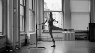 Isabella Boylston Does Barre At 890 Broadway