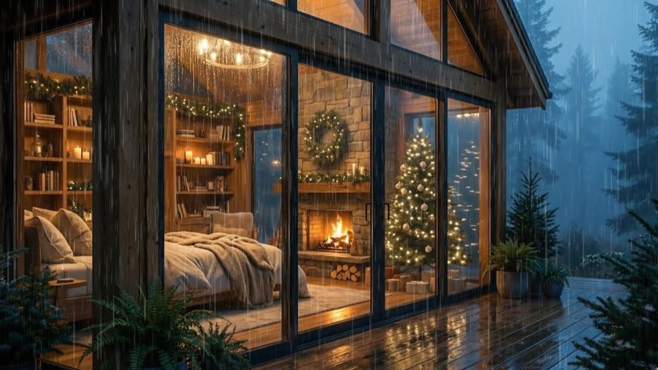 Peaceful Rain and Thunder Sounds | Relaxing ASMR Ambience for Deep Sleep & Serenity