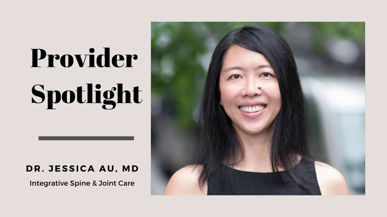 Clinicube Provider Spotlight Dr Jessica Au Integrative Spine and Joint Care YouTube