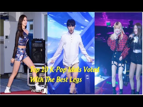 Top 10 kpop idols voted with the best legs