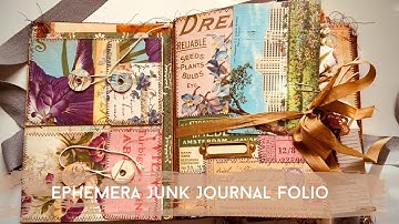 Ephemera Junk Journal Folio