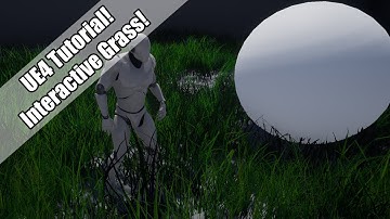 UE4 - Tutorial - Interactive Grass (Update)