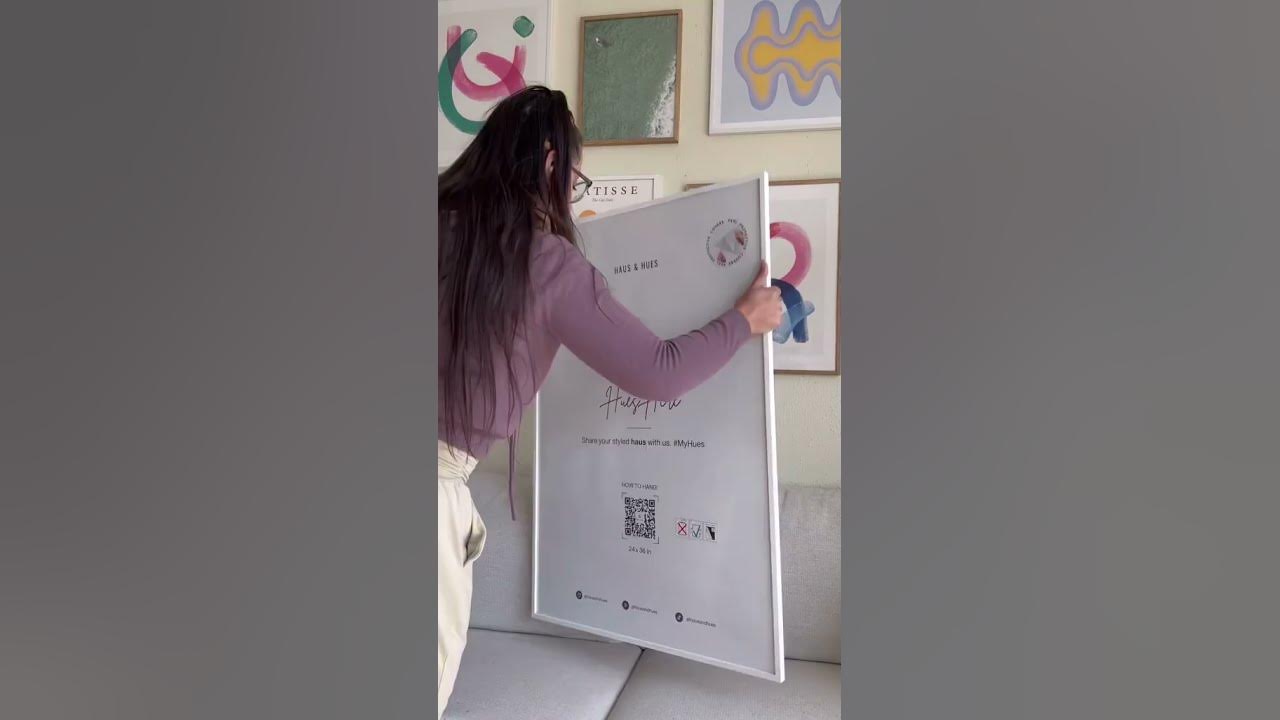pov: you found the best large art and frame on Amazon! 😎😍 #amazonfinds #shorts