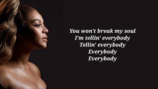 Beyonce Break My Soul lyrics