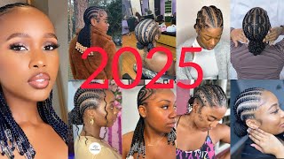 💯 Newest & Best Short Straight Back Cornrows Hairstyles Ideas For Short Hair🔥