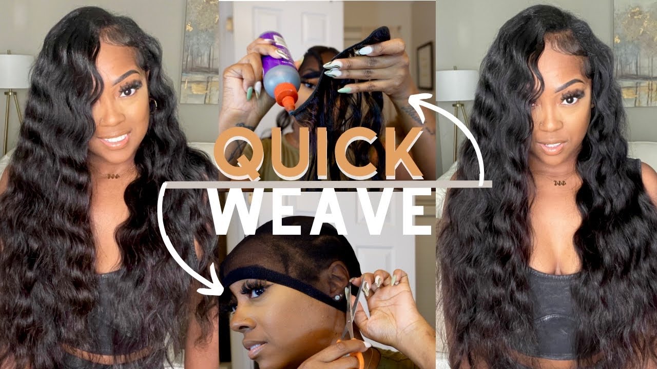 Watch me install a quickweave! Materials needed 1.Scissors 2.Comb 3