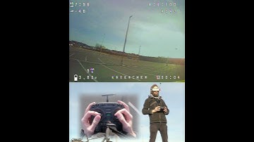 #fpv #tinywhoop - my #first #attempt to #trippy #spin #crash