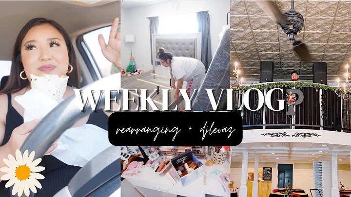 WEEKLY VLOG | REARRANGING THINGS + DJLEOAZ SETTING...