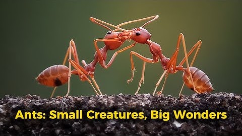 Ants: Small Creatures, Big Wonders | Secrets of Their Amazing Bodies